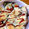 くるくるほっぺ's cooksnap of when they made 茄子のチーズ焼き.