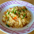 ｱﾝﾃｲｰｸ's cooksnap of when they made ♬福神漬とプチトマトのカレー炊き込みご飯.