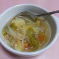 Kako's cooksnap of when they made ツナと白菜のコンソメすーぷ☆.