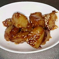 春誠雪's cooksnap of when they made 新じゃがのはちみつ胡麻みそ炒め.