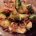 食いしん坊山ガール's cooksnap of when they made ◆糖尿病◆みょうがときゅうりの梅肉あえ.