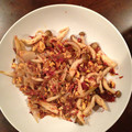 肌ちゃん's cooksnap of when they made ■きのことコンビーフのマヨ玉炒め■.