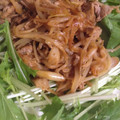 4katsu's cooksnap of when they made 蒸してヘルシー♪豚肉ともやしの韓国風.