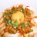 きゃきゃるん's cooksnap of when they made とろ～り♬ごま油香る♪納豆キムチうどん.