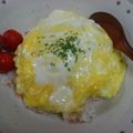 potmilk's cooksnap of when they made 鮭のオムライス♪.