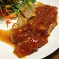 ***ゆう***'s cooksnap of when they made ✿洋食屋さん風♡トマトポークチャップ✿.
