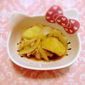 ﹡papico﹡'s cooksnap of when they made 豚肉とじゃが芋の煮物♪生姜風味.