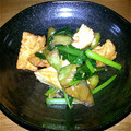 みゃお５９'s cooksnap of when they made なすと厚揚げ小松菜のさっと炒め.