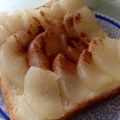 joy09's cooksnap of when they made 季節の梨トースト.
