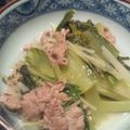 かあたらあ's cooksnap of when they made 水菜と小松菜と牛肉のアッサリ煮.
