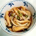 ポーレ's cooksnap of when they made ルクエスチームバッグできのこ餡かけうどん.