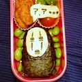 レオン＆ラオ＆あんず's cooksnap of when they made ジブリ カオナシのキャラ弁.