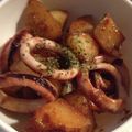 えみみんご's cooksnap of when they made いかとじゃがいものガーリックバター炒め.