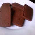 ちびぽて's cooksnap of when they made 簡単＊米粉のココアビスケット.