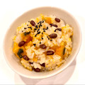 悠LOVE航's cooksnap of when they made 炊飯器で小豆と南瓜の◎おこわ◎.