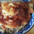 nazuki♪'s cooksnap of when they made 豚ロース薄切り肉の生姜焼き丼.