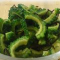 モモビション's cooksnap of when they made ゴーヤの塩昆布和え.