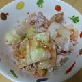 にこむ's cooksnap of when they made 梅肉でサッパリ！冷しゃぶサラダ♪.