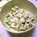 J・0505's cooksnap of when they made おくらとツナのマヨ醤油あえ.
