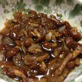 momohime's cooksnap of when they made なめこの醤油漬け.