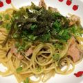 メグメグ。's cooksnap of when they made 秋鮭で和風パスタ。.