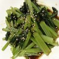 ｍｉーｇｏ's cooksnap of when they made 小松菜のちょい辛おひたし.