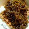 meiema's cooksnap of when they made 簡単！ヘルシー！もずく納豆ごはん丼.