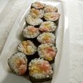puniＫ's cooksnap of when they made 巻き寿司☆トロたく.