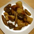 カボリン's cooksnap of when they made ヨシダグルメソースで「ごぼう鶏」.