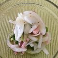 gab28's cooksnap of when they made 簡単！新たまねぎとイカのマリネ.