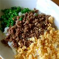 レイア♪'s cooksnap of when they made しんぷる☆ありもの３色丼.