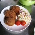 ☆おと☆ママ's cooksnap of when they made ✿母のチーズライスコロッケ～✿.