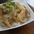 みなみとはく's cooksnap of when they made 豚とキャベツのあんかけごはん☆.