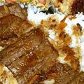 こにゃつ's cooksnap of when they made 【牛肉】　特製☆霜降りステーキ弁当♪.