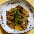 せつみか's cooksnap of when they made 牛バラ薄切り肉と大根の炒め煮✿.