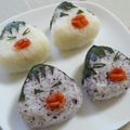 nasubeam's cooksnap of when they made ☆☆☆おにぎり弁当☆おくちがチュ～♡♪.