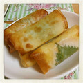 kashikyo's cooksnap of when they made 余った春巻きの皮で簡単おつまみ.