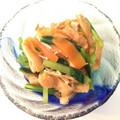 xMARILYNx's cooksnap of when they made 小松菜と油揚げの辛子和え.