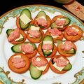 CoCoa☆'s cooksnap of when they made おつまみに♪明太マヨカナッペ.