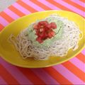 y_pod's cooksnap of when they made 生クリーム・牛乳不使用！簡単アボカド素麺.