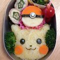 あゆっぷり's cooksnap of when they made キャラ弁☆ピカチュウおにぎり☆.