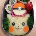 あゆっぷり's cooksnap of when they made キャラ弁 型で簡単にピカチュウ.