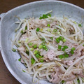 もはー's cooksnap of when they made もやしと豚肉で簡単おかず.