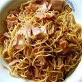 saitoh9's cooksnap of when they made ヘルシー醤油ベーコン焼きそば.