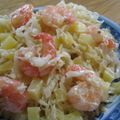 戴きます's cooksnap of when they made 香ばしい～海老とポテトの炒めマヨサラダ.