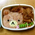 ☆みぃよ☆'s cooksnap of when they made リラックマ簡単キャラ弁.