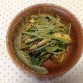 ろみろみ☆'s cooksnap of when they made 水菜とエリンギの胡麻和え♪.