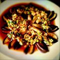 chEk0's cooksnap of when they made 蒸しナスの薬味たっぷりネギソース.