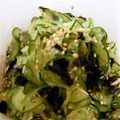 komamao's cooksnap of when they made 甘すぎないキュウリの酢の物.