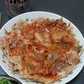 ユノめぐ's cooksnap of when they made 蒸してヘルシー♪豚肉ともやしの韓国風.